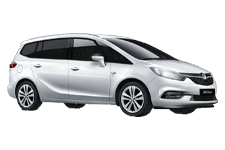 Vauxhall Zafira 5 plus 2 for hire in Whetstone